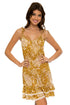 Luli Fama Sweet Scape Ruffle dress